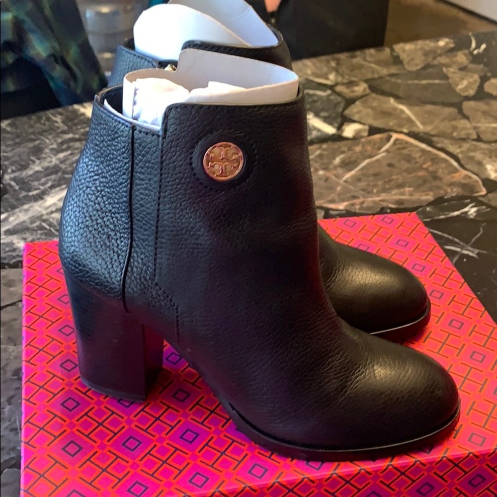 Tory Burch black Leather boots